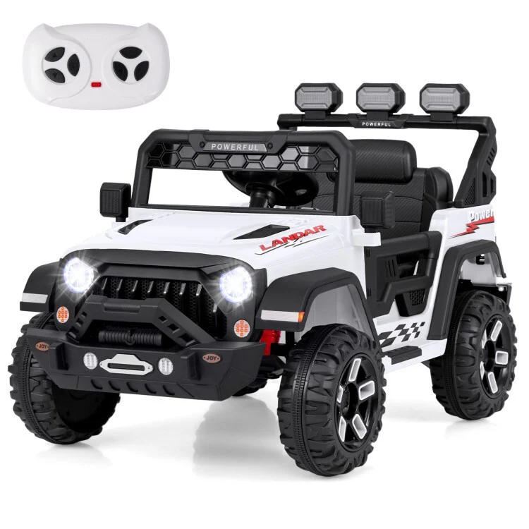 12V Electric Kids Ride-On Truck Toy with 2.4G Remote Control, Power Display, and 3-Speed Settings - Image 13