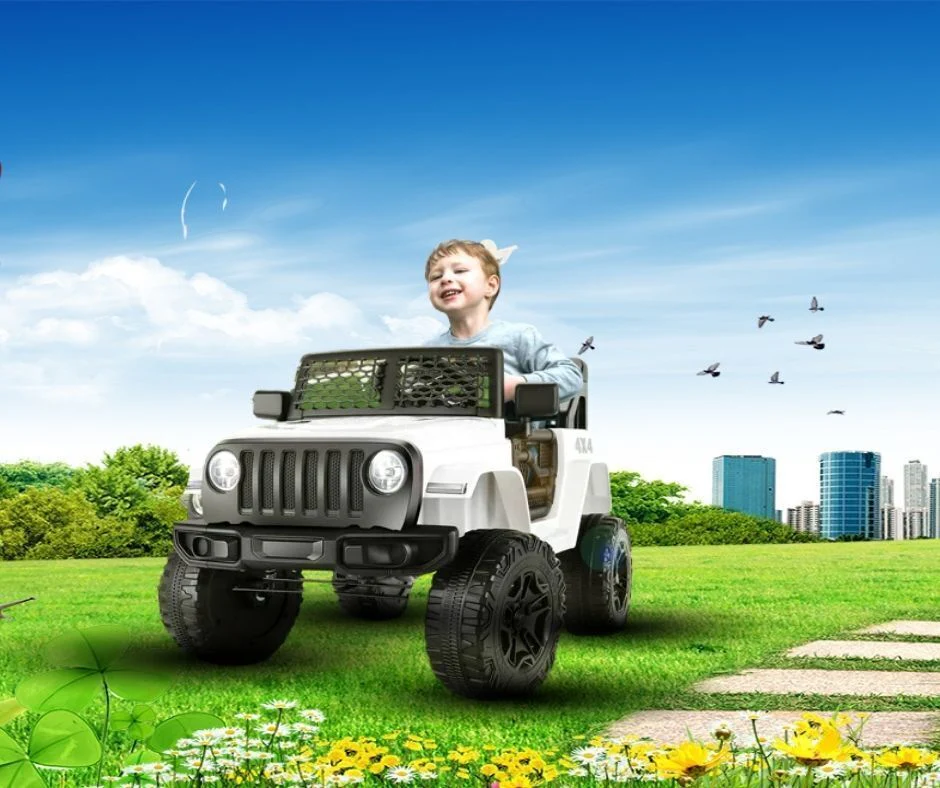 12V Electric Kids Ride On Truck with 3 Speeds, LED Lights, and MP3 Player - Image 6