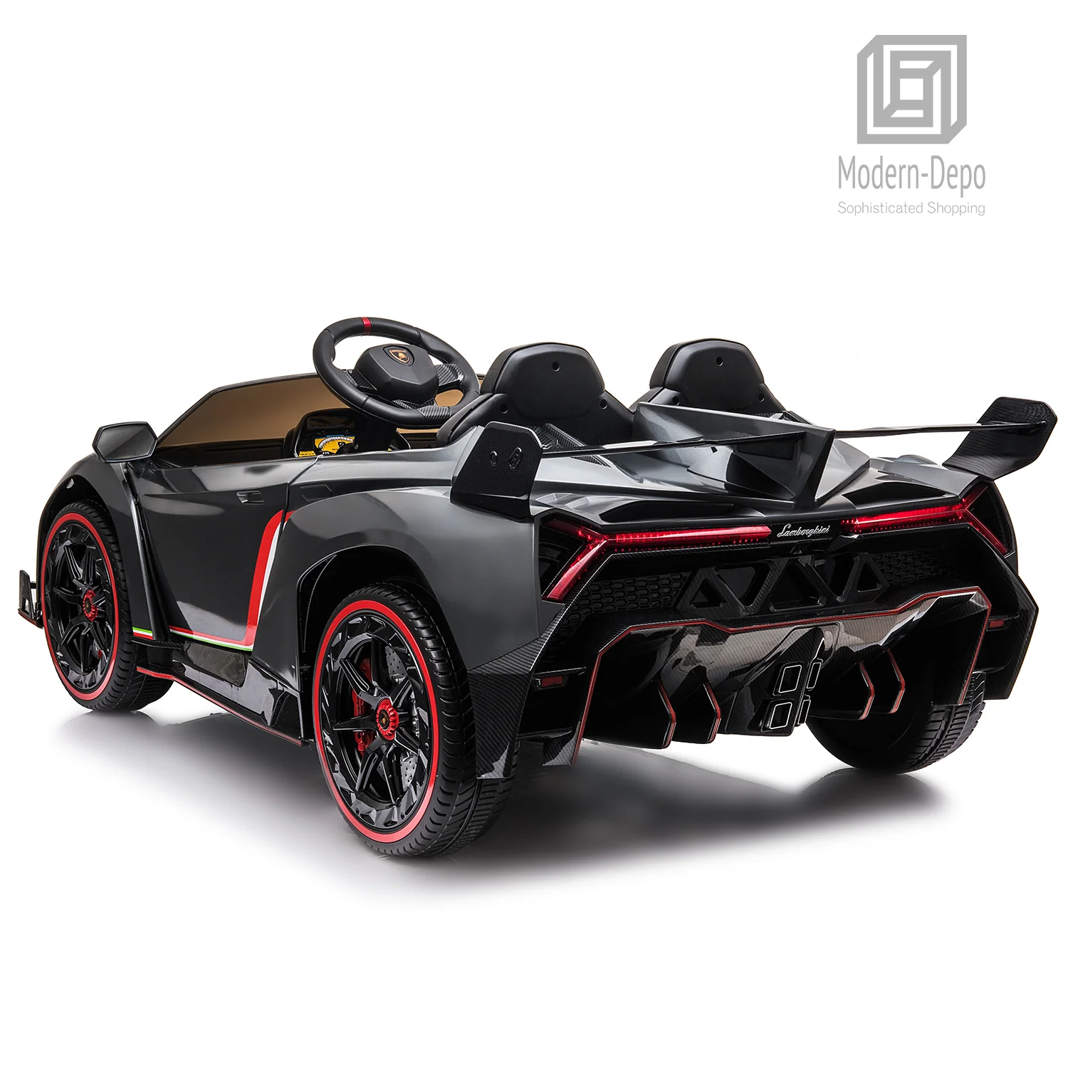12V Electric Lamborghini Veneno Ride-On Car with Remote Control, Music, and Lights - Image 10