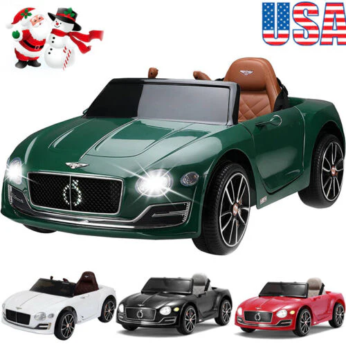12V Electric Licensed Bentley Style Kids Ride On Car with Remote Control - Image 2