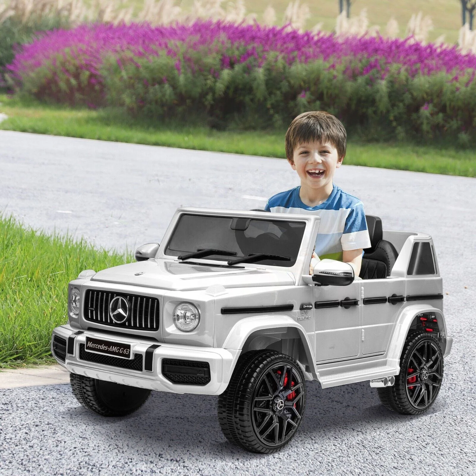 12V Electric Mercedes Benz AMG SUV Ride-On Car for Kids with Remote Control - Image 12