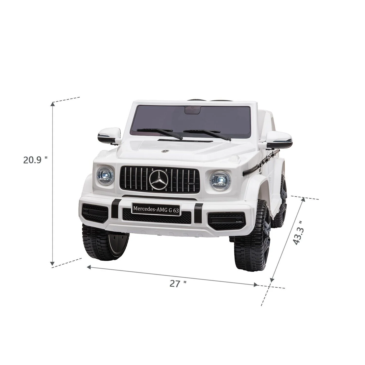 12V Electric Mercedes Benz AMG SUV Ride-On Car for Kids with Remote Control - Image 2