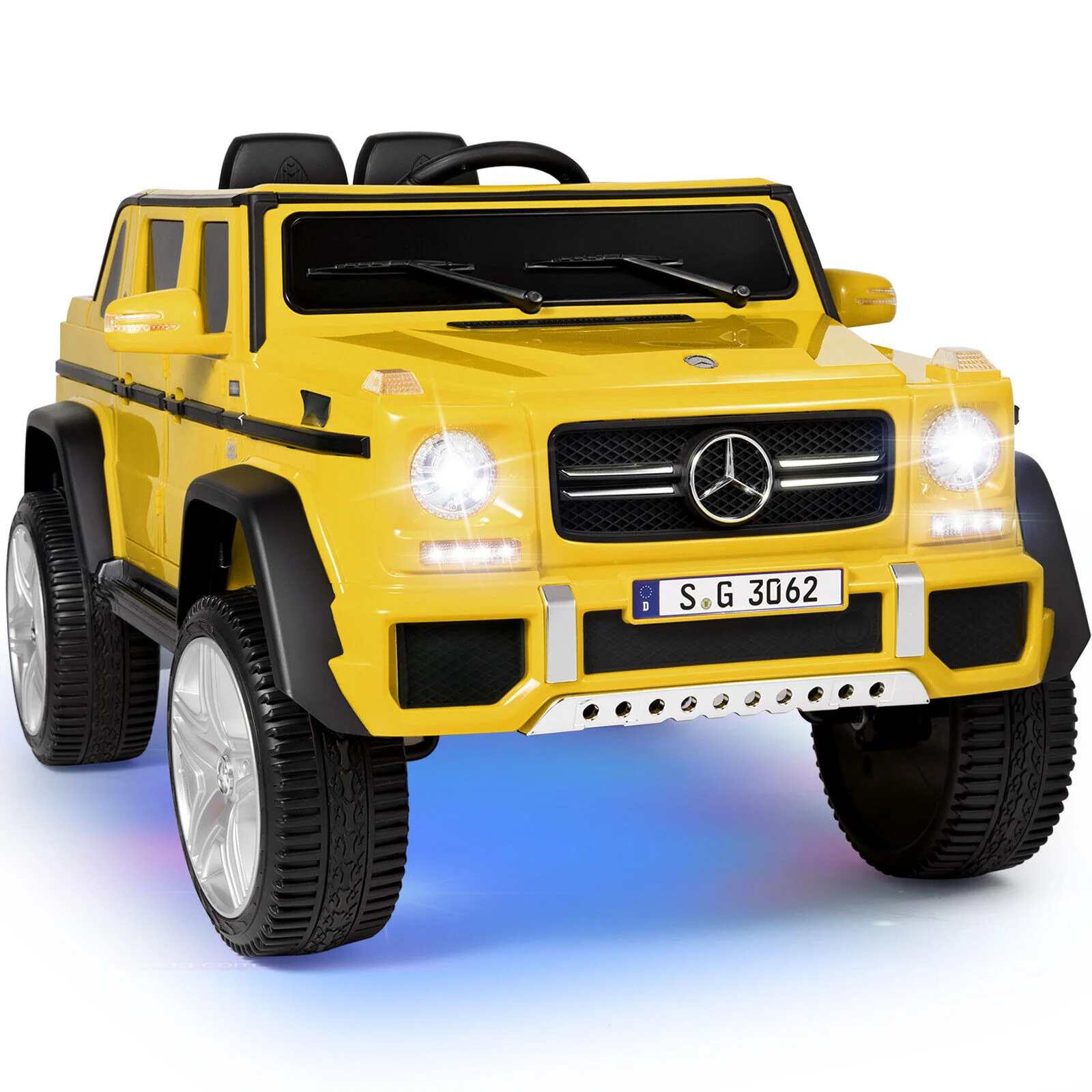 12V Electric Mercedes Benz Ride On Car for Kids with Lights, Music, and Remote Control - Image 2