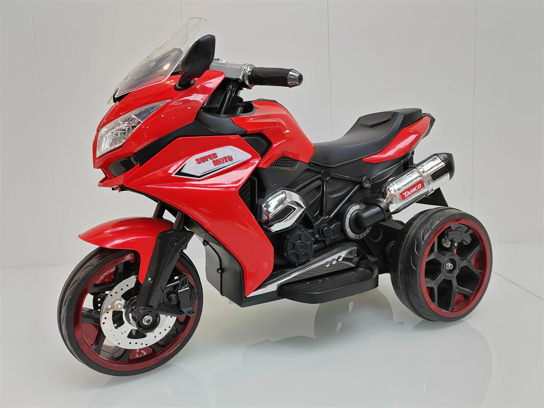 12V Rechargeable Electric Ride-On Motorcycle Toy with Motor, Speeds 1.8-3.2 MPH - Image 9