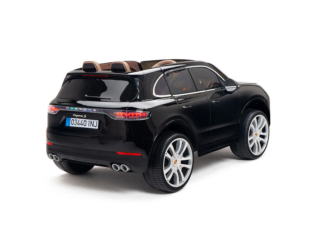 12V Electric Porsche Cayenne Children's Ride-on Car with EVA Rubber Tires - Image 4