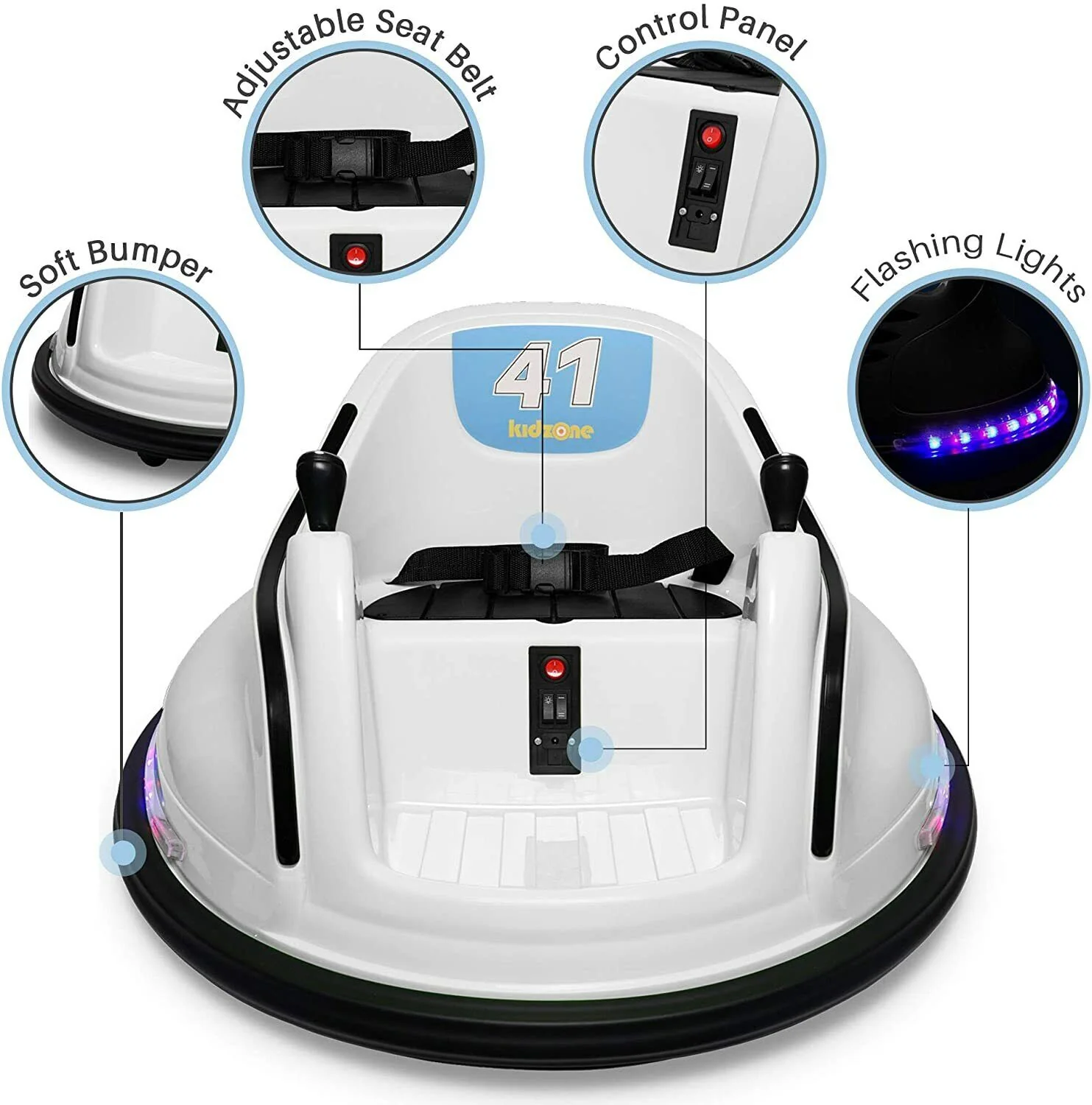 12V Electric Remote Control Bumper Car Ride-On Toy for Kids - New and Improved Version with Enhanced Safety Features - Image 14