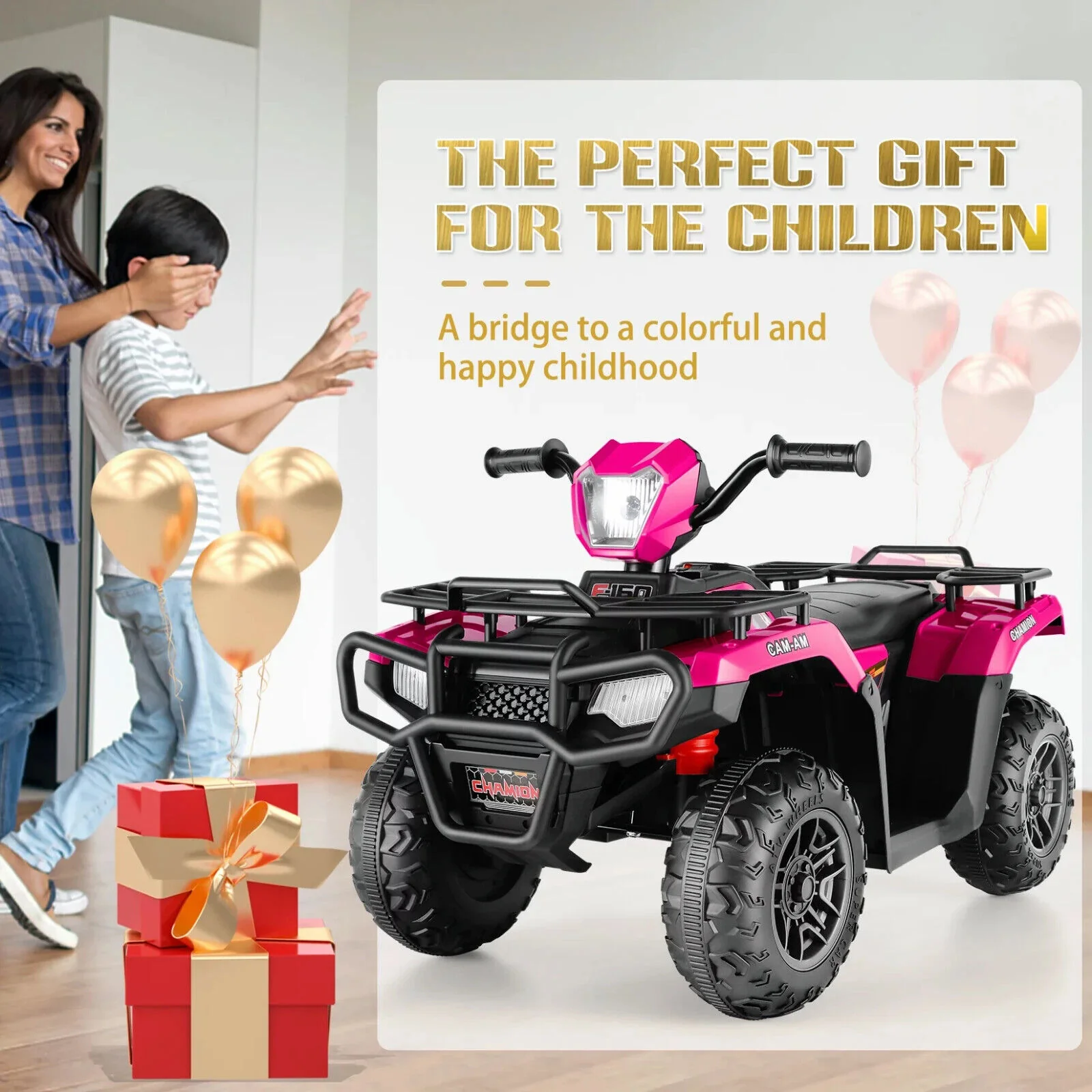 12V Electric Ride-On ATV for Kids with USB/MP3, Perfect Gift for Ages 3-6 - Image 13