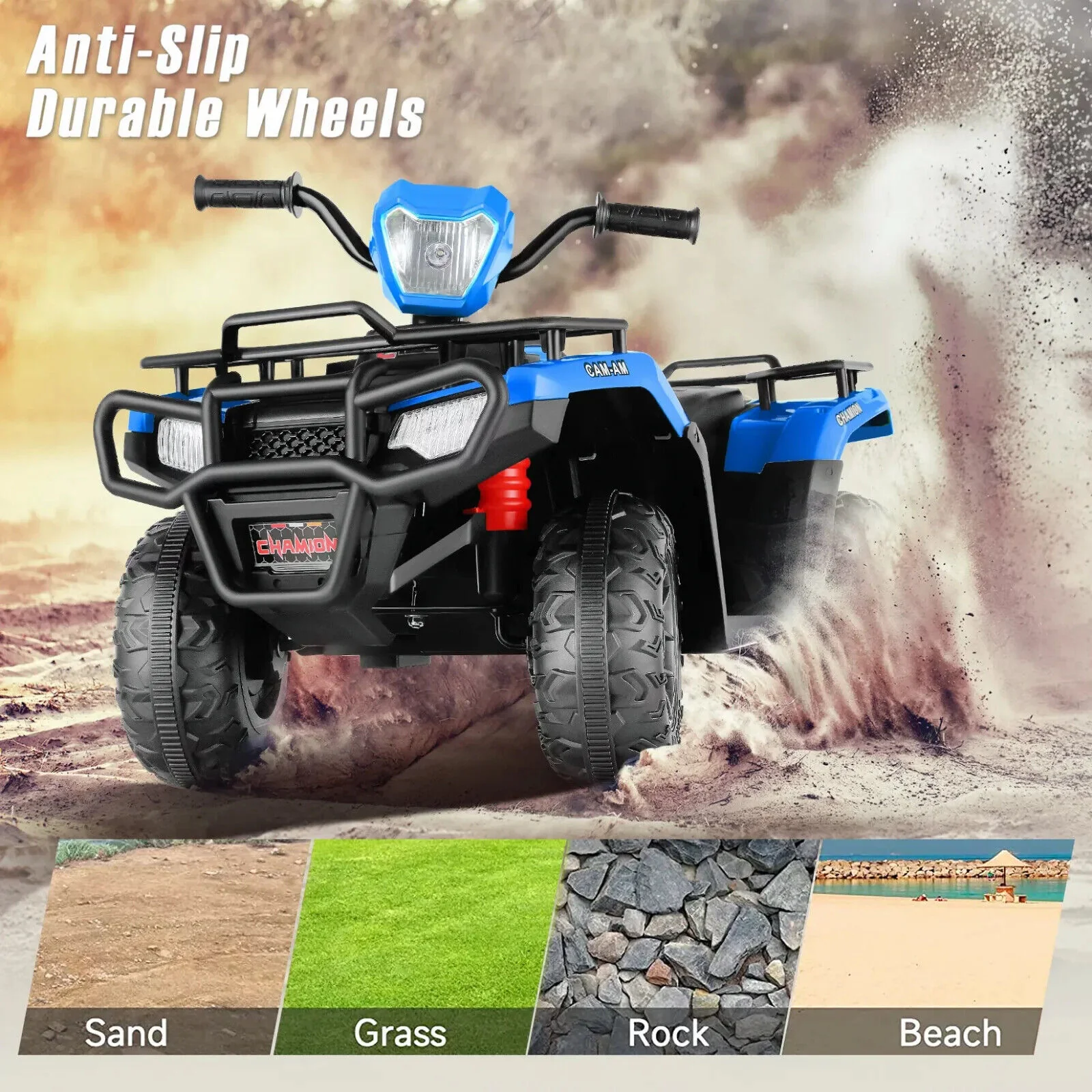 12V Electric Ride-On ATV for Kids with USB/MP3, Perfect Gift for Ages 3-6 - Image 20