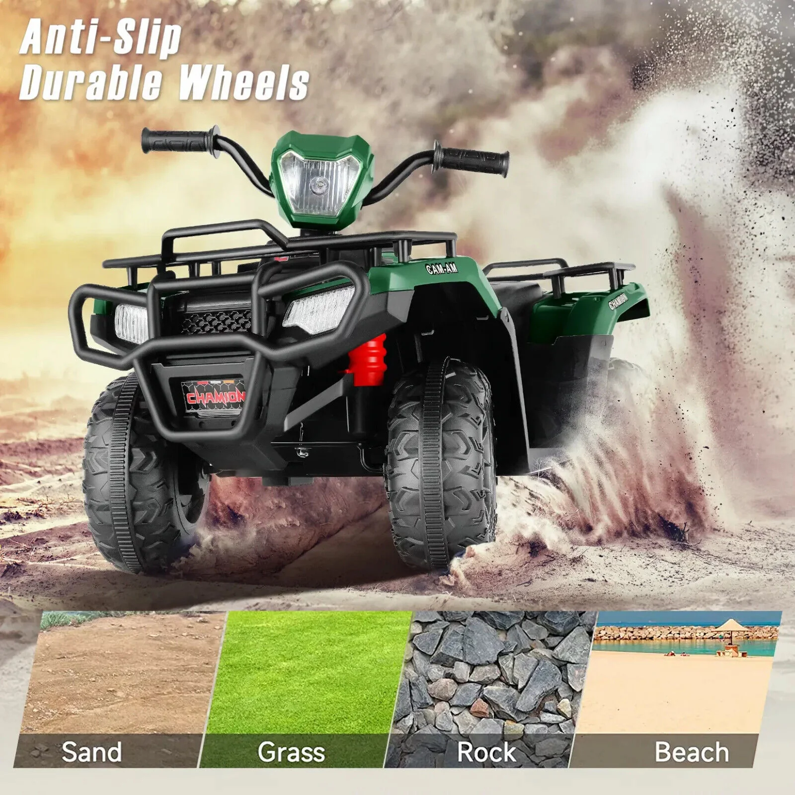 12V Electric Ride-On ATV for Kids with USB/MP3 Player - Perfect Gift for Ages 3-6! - Image 60
