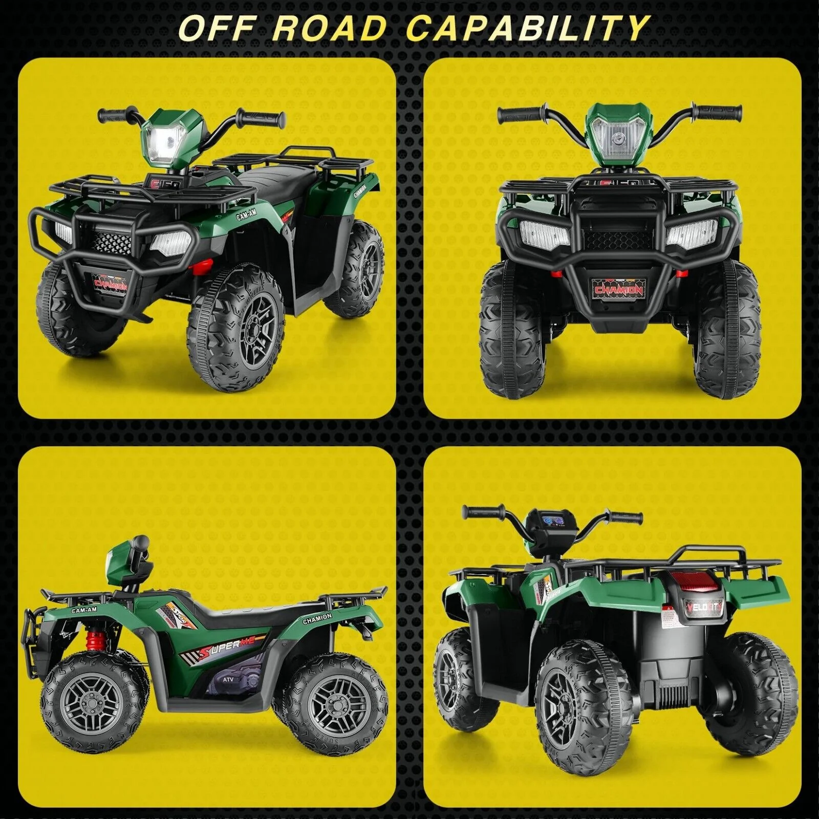 12V Electric Ride-On ATV for Kids with USB/MP3 Player - Perfect Gift for Ages 3-6! - Image 61