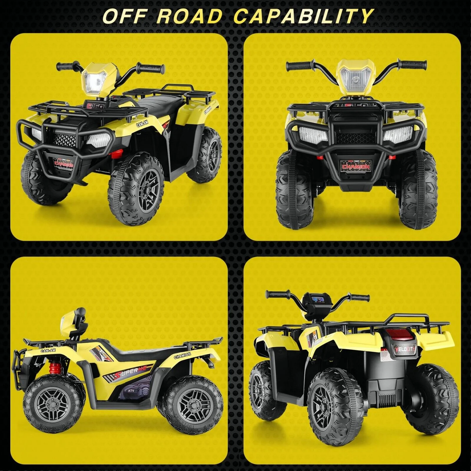 12V Electric Ride-On ATV for Kids with USB/MP3 Player - Perfect Gift for Ages 3-6! - Image 71