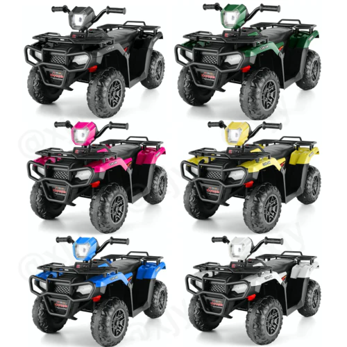 12V Electric Ride-On ATV Toy Car with USB/MP3, 4 Wheels for Kids Ages 3-6 - Image 2