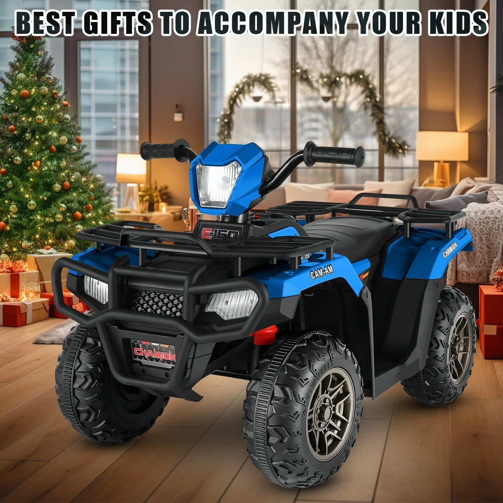 12V Electric Ride-On ATV Toy Car with USB/MP3, 4 Wheels for Kids Ages 3-6 - Image 24