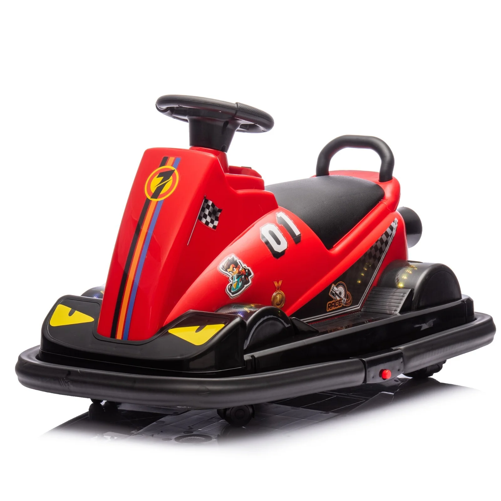 12V Electric Ride-On Bumper Car with 360-Degree Rotation for Kids Ages 3-5 - Image 2