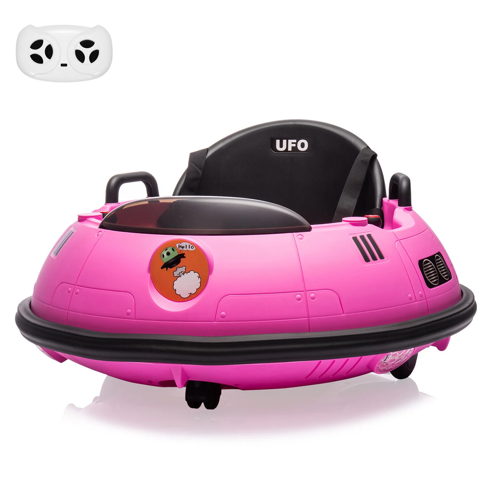12V Electric Ride-On Bumper Car for Toddlers and Kids with Remote Control