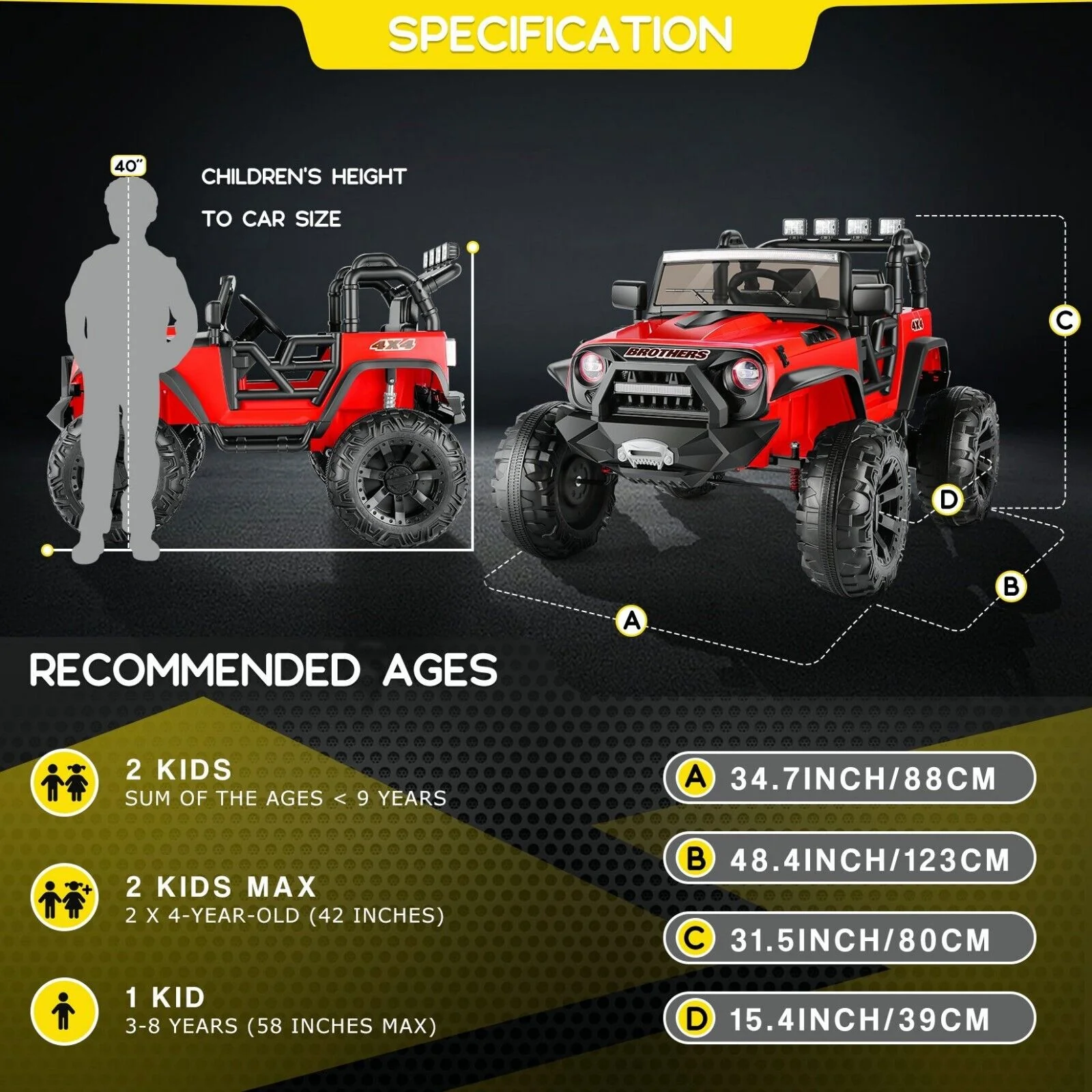 12V Electric Ride-On Car for Kids - Lamborghini & Mercedes Benz G500 in 1 - Image 66