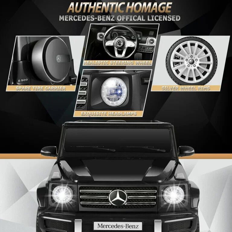 12V Electric Ride-On Car for Kids - Lamborghini & Mercedes Benz G500 in 1 - Image 98