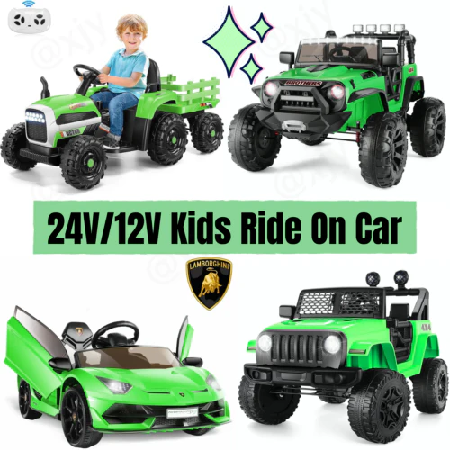 12V Electric Ride-On Car for Kids - Lamborghini & Mercedes Benz G500 Models - Image 2