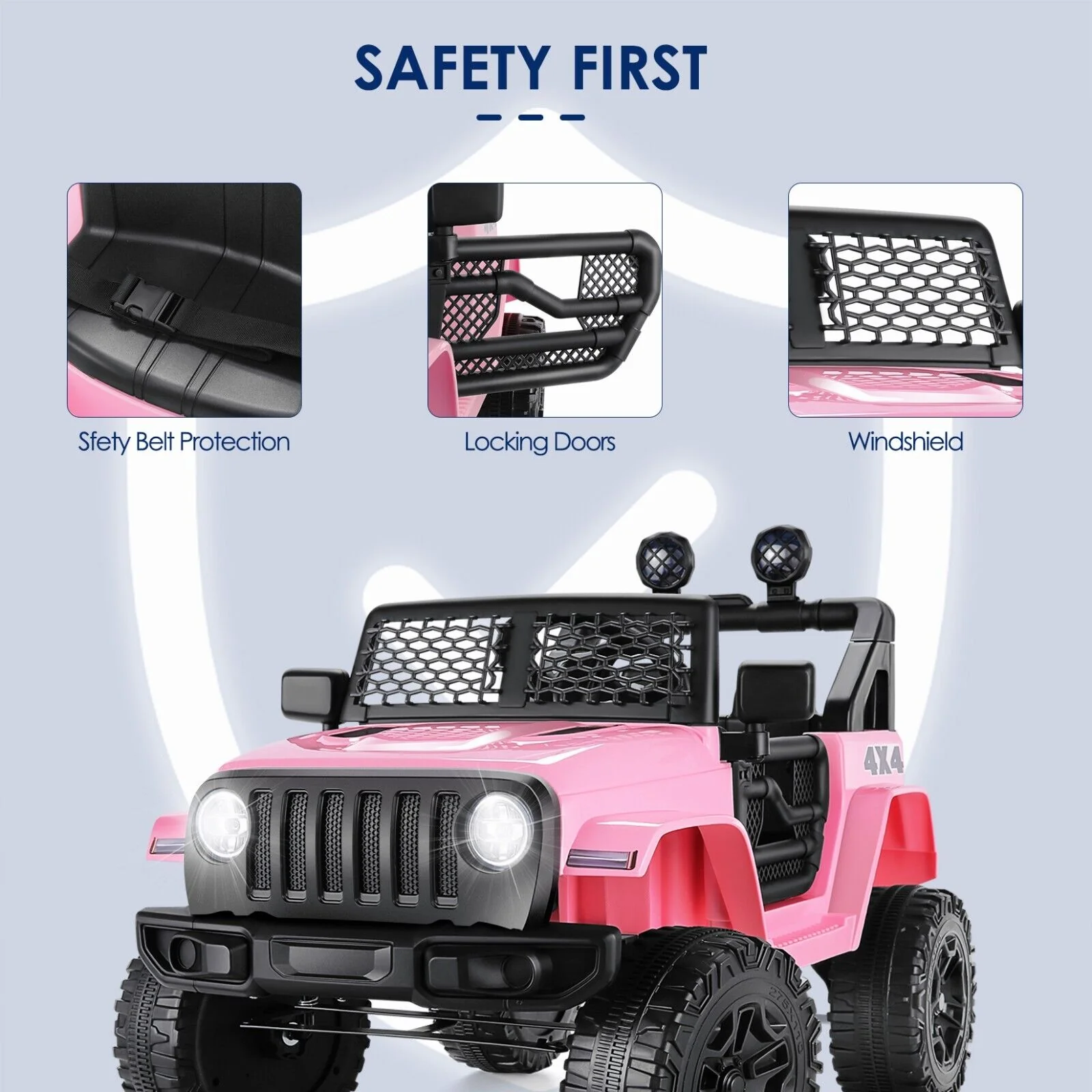 12V Electric Ride-On Car for Kids with Bluetooth MP3 and Remote Control - Image 18
