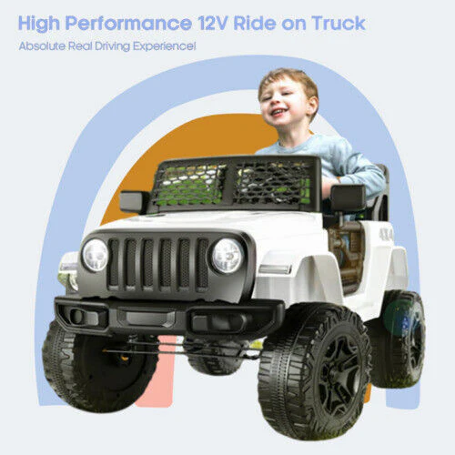 12V Electric Ride-On Car for Kids with Remote Control and 3-Speed Motorized Drive - Image 2