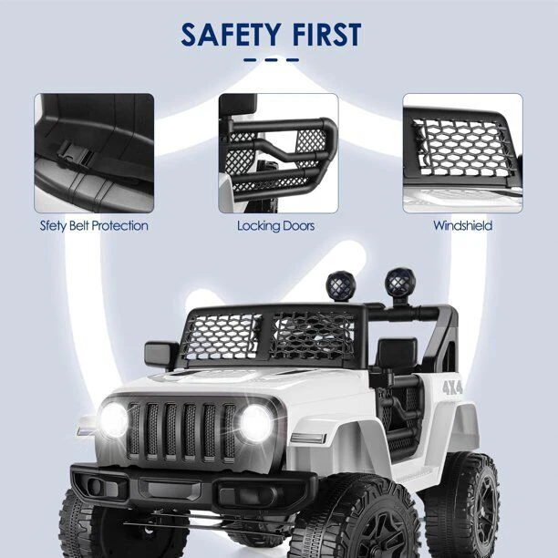 12V Electric Ride-On Car for Kids with Remote Control and 3 Speed Options - Image 19