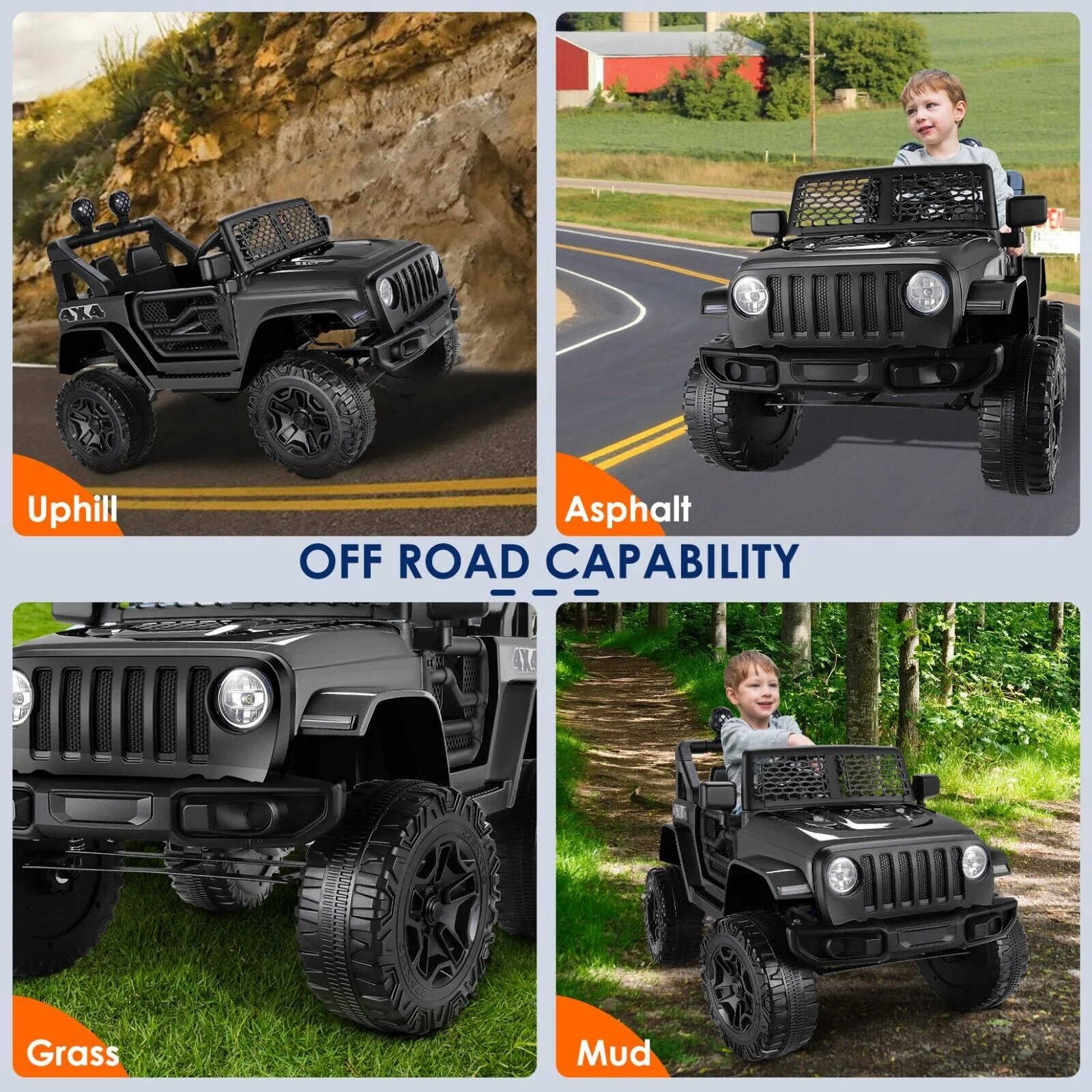 12V Electric Ride-On Car for Kids with Remote Control and LED Lights - Image 7