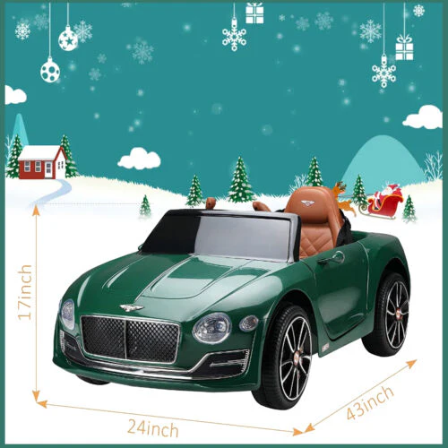12V Electric Ride-on Car for Kids with Remote Control - Bentley Style Design - Image 2