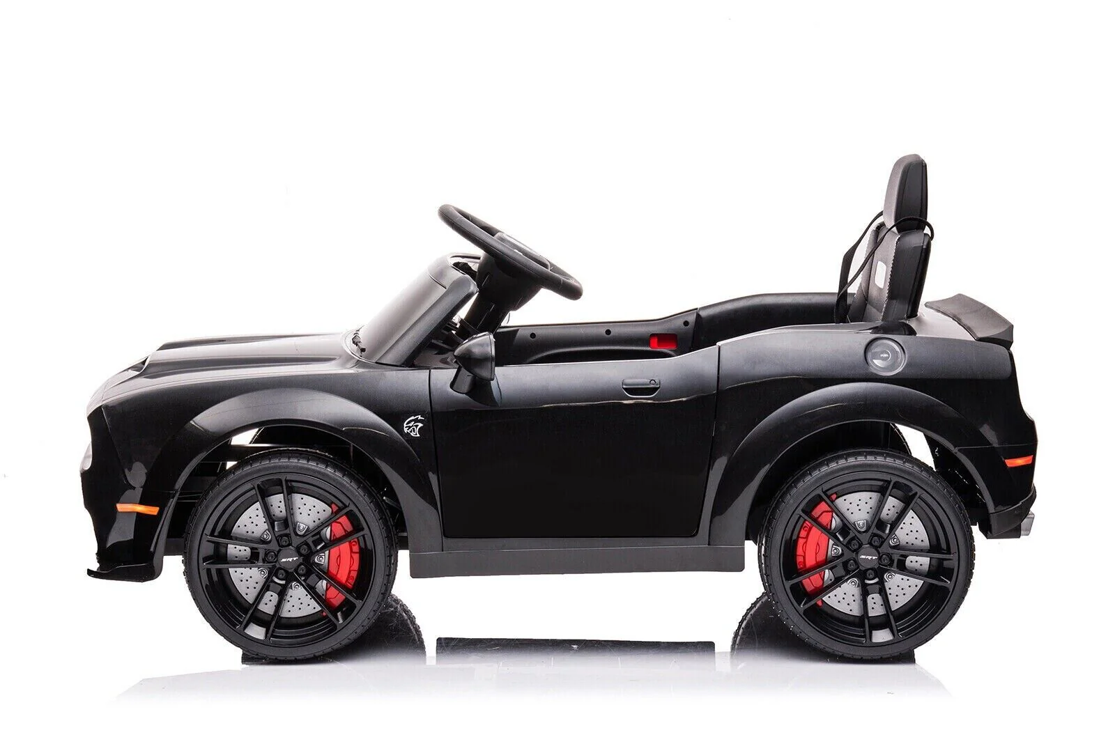 12V Electric Ride-on Car for Kids with Remote Control - Black Four Wheeler Toy Vehicle - Image 4