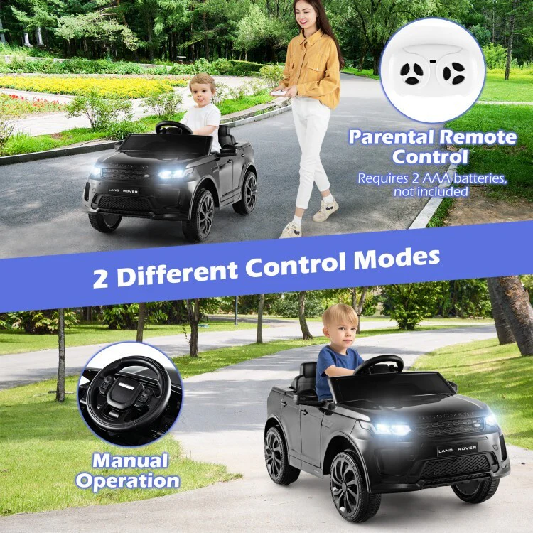 12V Electric Ride-On Car for Kids with Remote Control, Lockable Doors, and LED Lights - Image 6