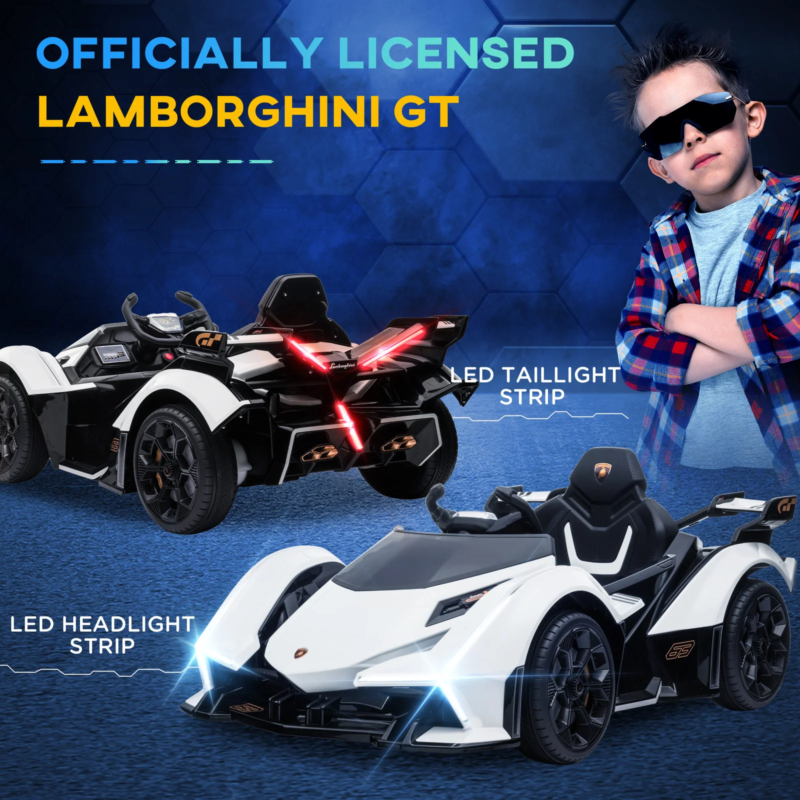 12V Electric Ride-On Car with Remote Control, Bluetooth, and Music - Image 5