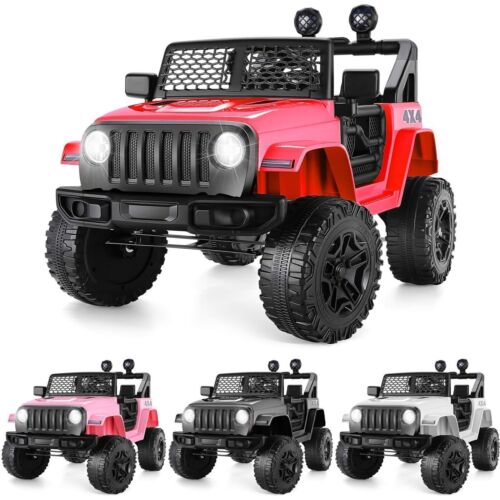 12V Electric Ride On Jeep Car for Kids with MP3 Music, Lights, and Remote Control - Image 2