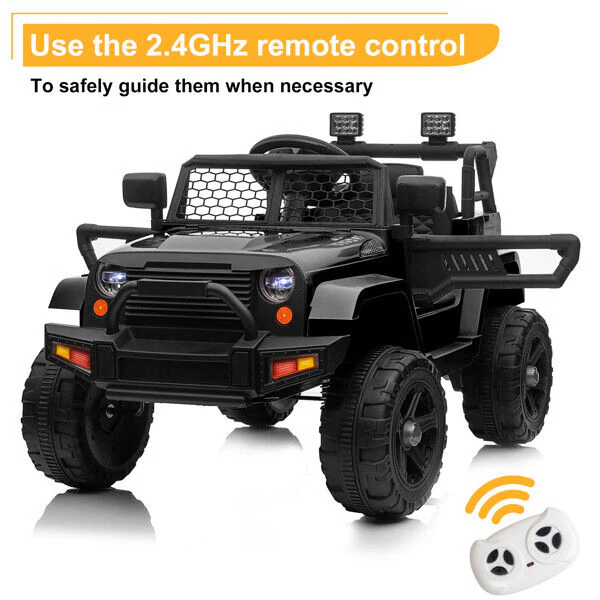 12V Electric Ride On Jeep Toy Car for Kids with Remote Control - Perfect Gift for US Children - Image 8