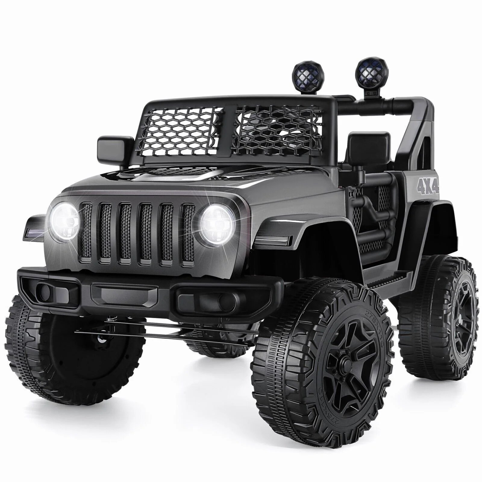 12V Electric Ride On Jeep Toy Car with USB, Bluetooth, and Remote Control for Kids - Image 36