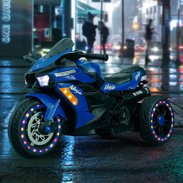 12V Electric Ride On Motorcycle for Kids with LED Lights - Image 10