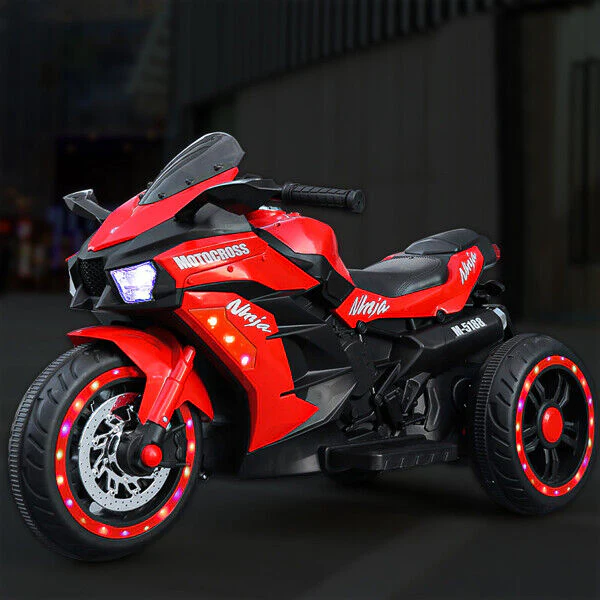12V Electric Ride On Motorcycle for Kids with LED Lights - Image 7