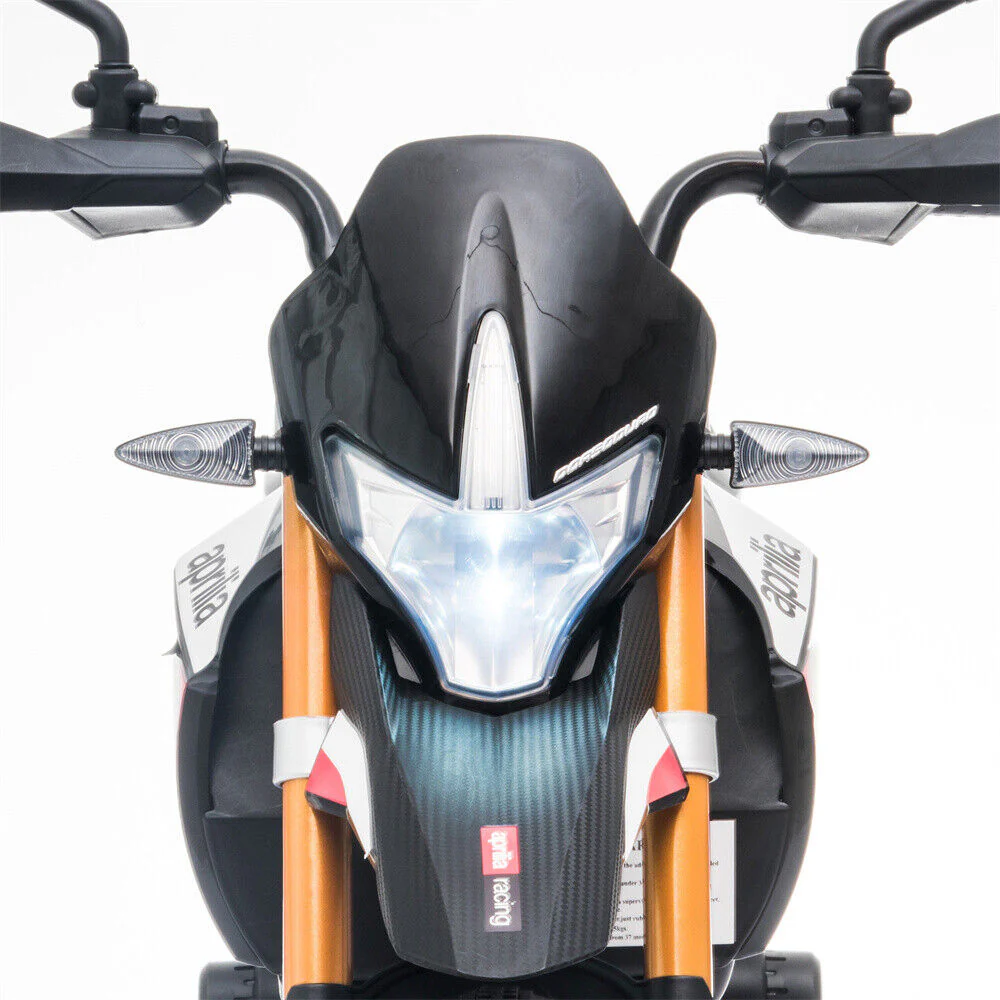 12V Electric Ride On Motorcycle for Kids with LED Music and Training Wheels - Image 11