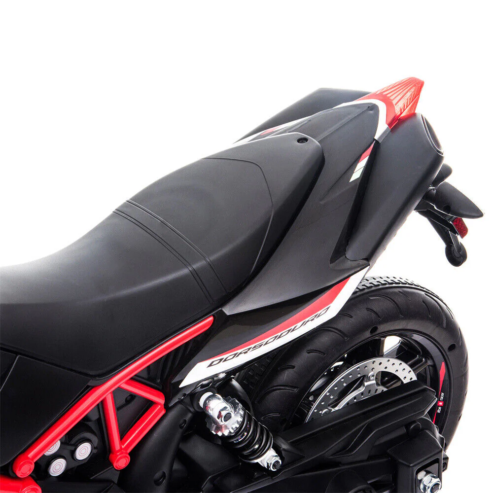 12V Electric Ride On Motorcycle for Kids with LED Music and Training Wheels - Image 7