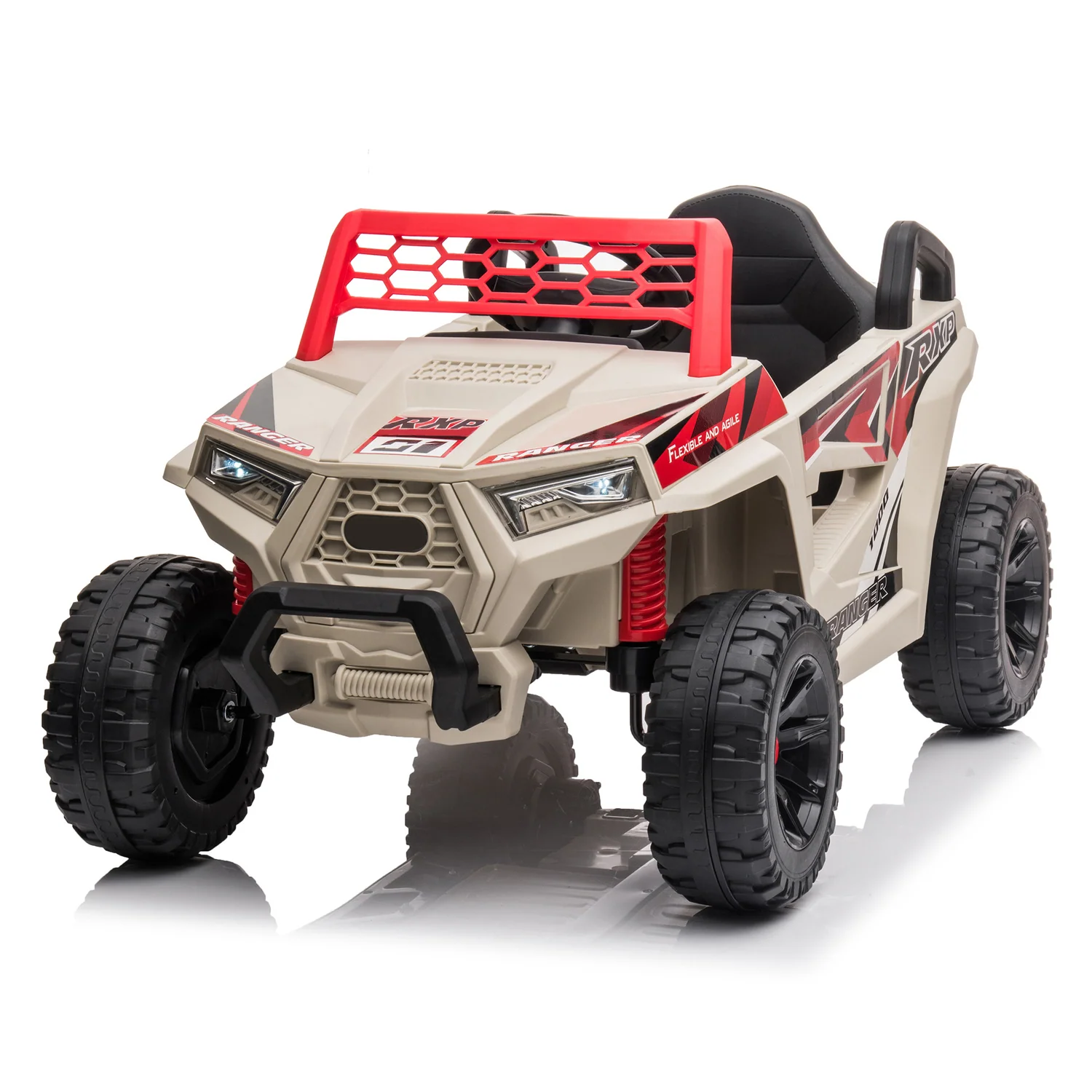 12V Electric Ride-On Quad Car for Kids with MP3 and Horn - Image 3