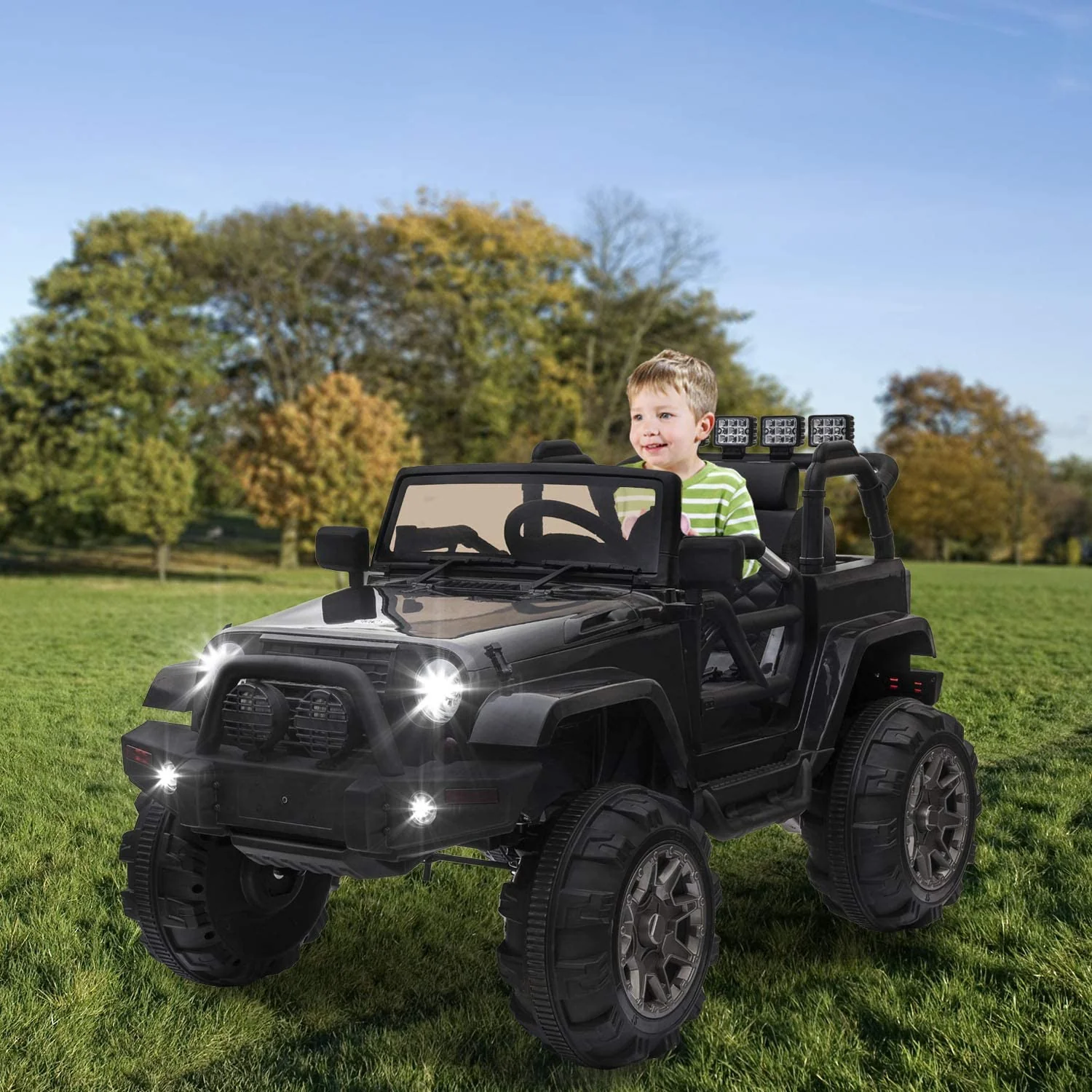 12V Electric Ride-On Truck for Kids with Parental Remote Control - Image 14