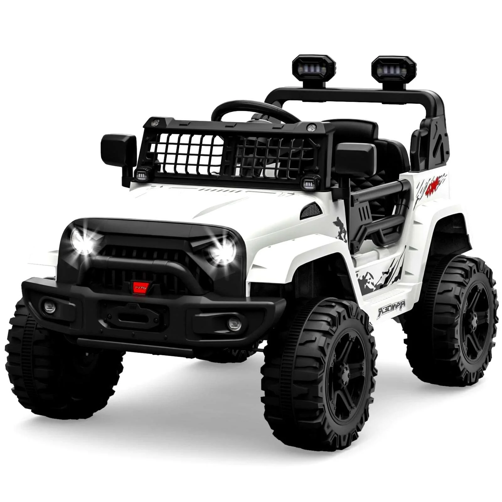 12V Electric Ride-On Truck for Kids with Remote Control, 2 Speeds, and LED Lights - Image 13
