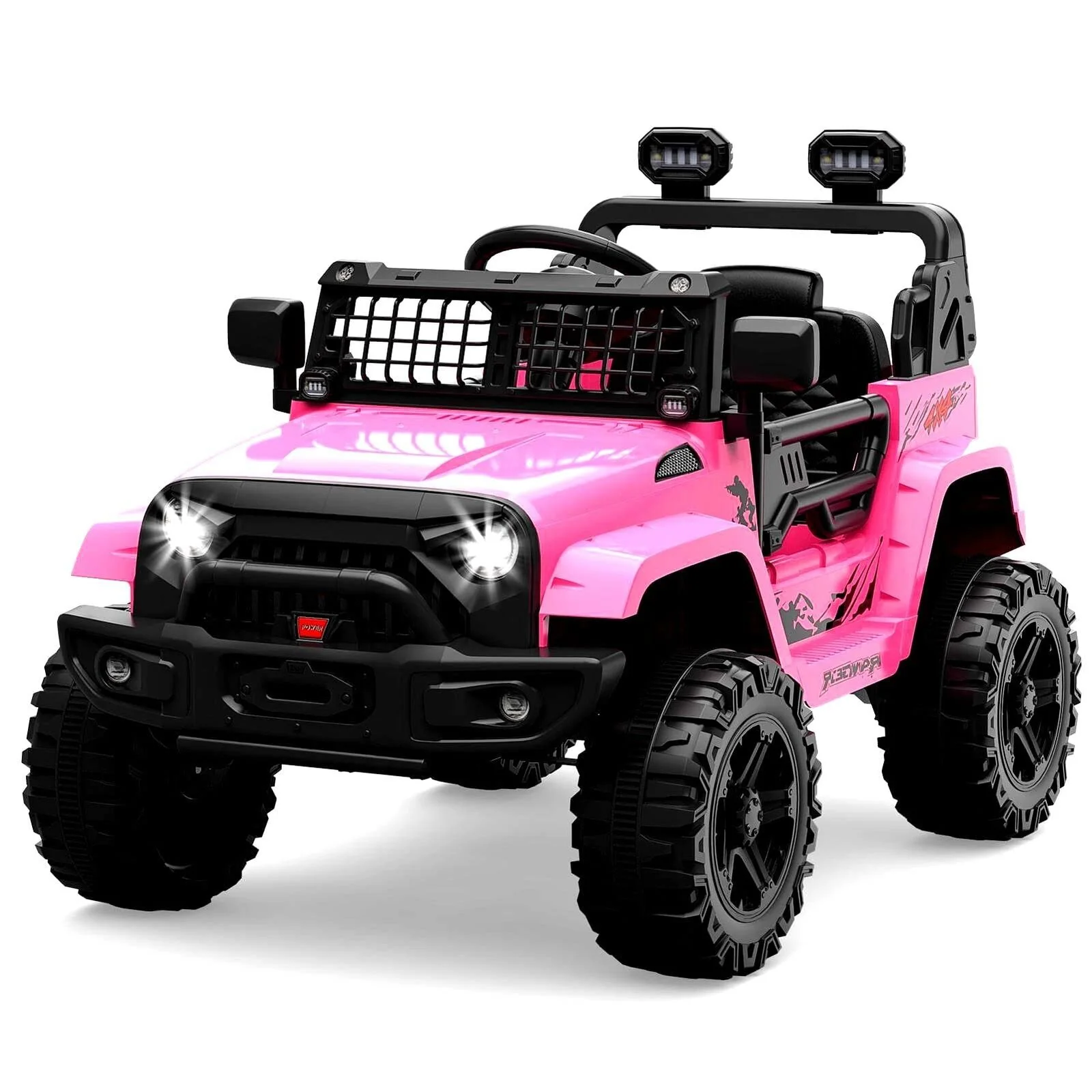 12V Electric Ride-On Truck for Kids with Remote Control, 2 Speeds, and LED Lights - Image 15