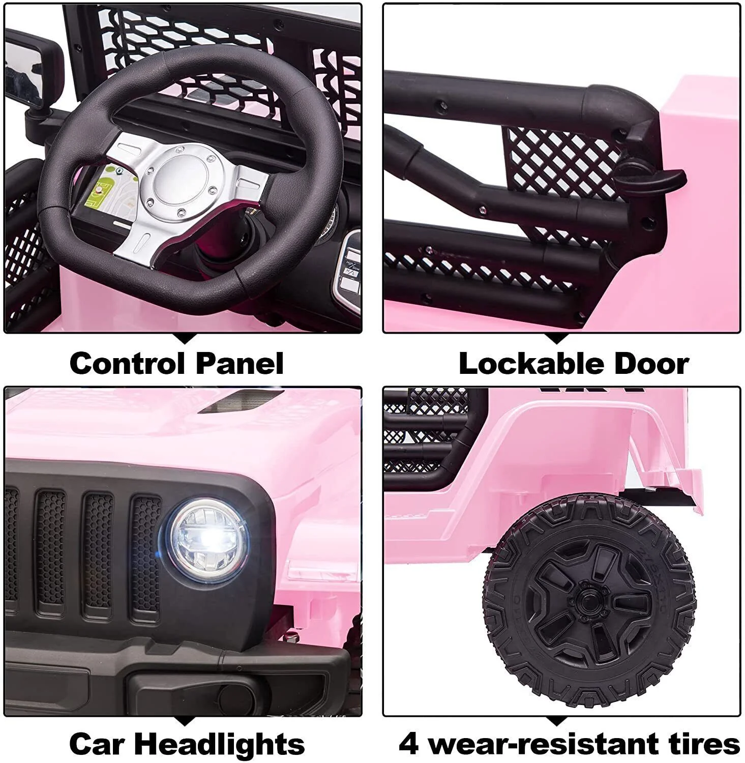 12V Electric Ride On Truck for Kids with Remote Control and LED Lights - Image 42