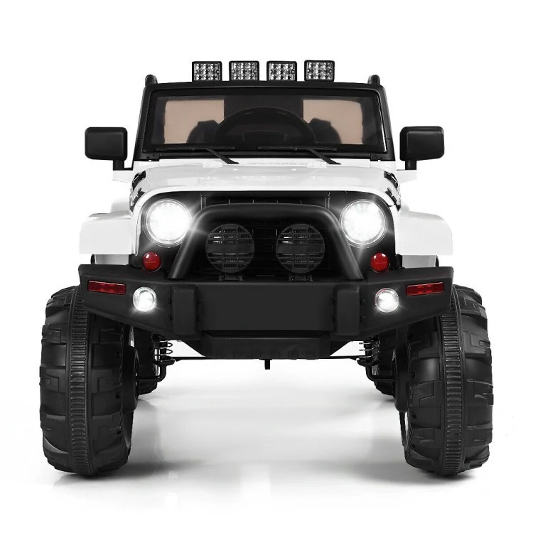 12V Electric Kids Ride-On Truck with Remote Control and LED Lights - Image 2