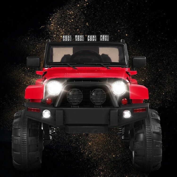 12V Electric Ride On Truck Toy Car with MP3 Player, Remote Control, and LED Lights for Kids - Image 6