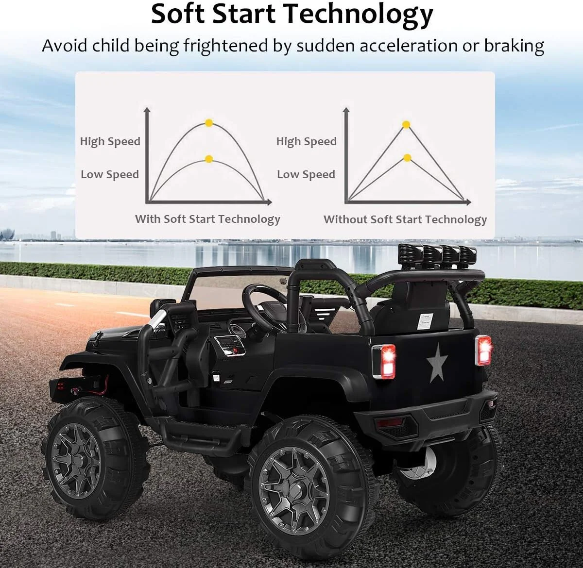 12V Electric Ride-On Truck with Double Doors, Parental Control, and Suspension System - Image 10