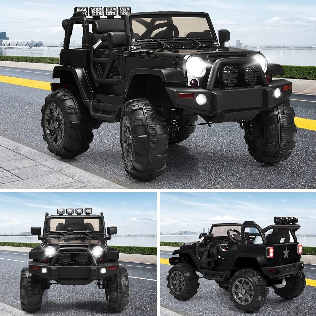 12V Electric Ride-On Truck with Double Doors, Parental Control, and Suspension System - Image 11