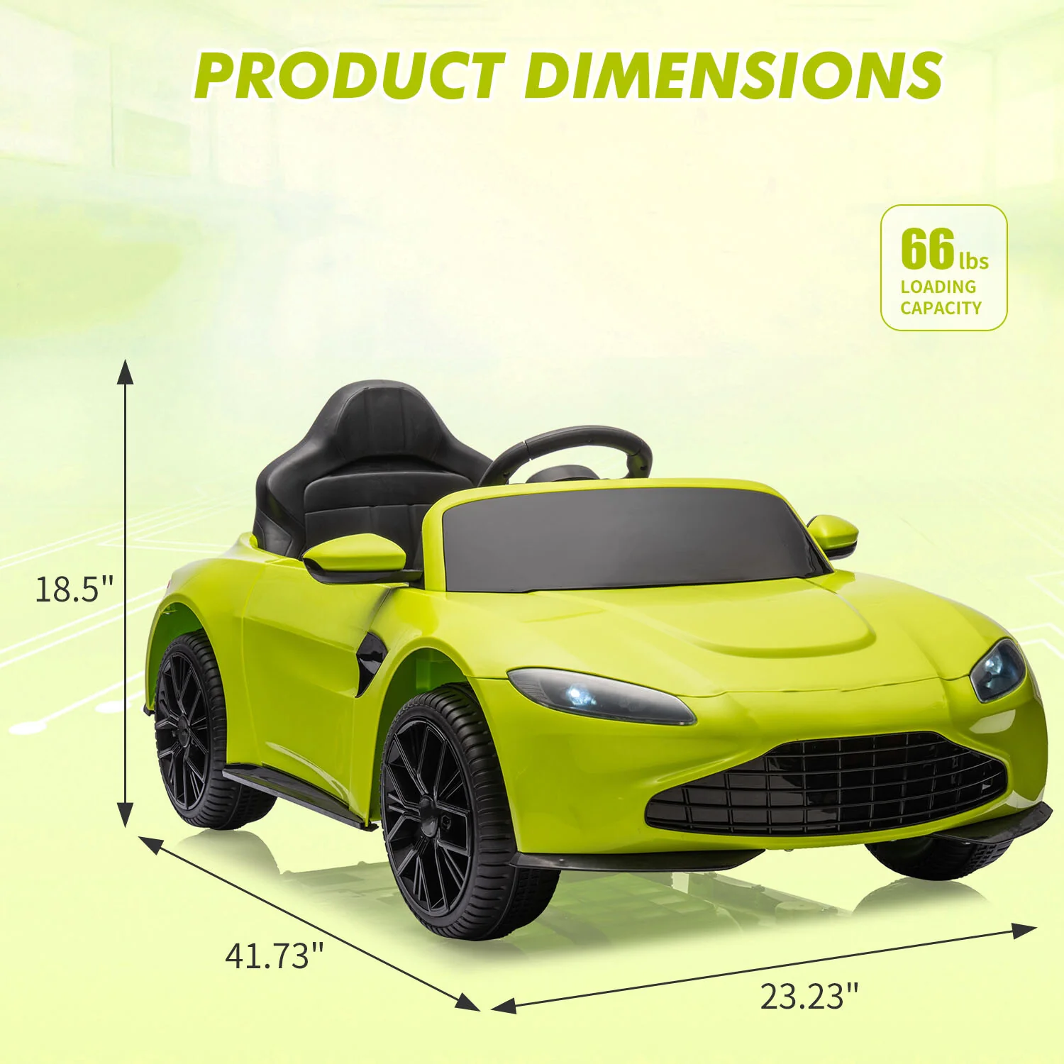12V Battery-Powered Electric Sports Car Toy with Remote Control for Kids - Image 23