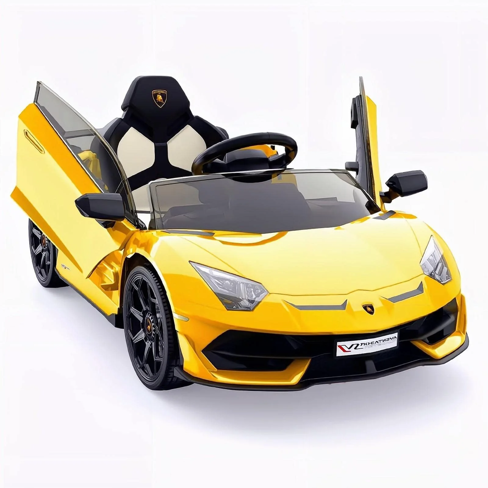 12V Electric Sports Car Toy for Kids with Remote Control and LED Lights - Perfect Christmas Gift - Image 14