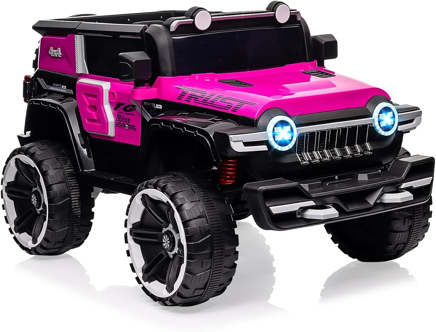 12V Electric Ride-On Truck Car with Remote Control Powered Vehicle Toy - Image 3