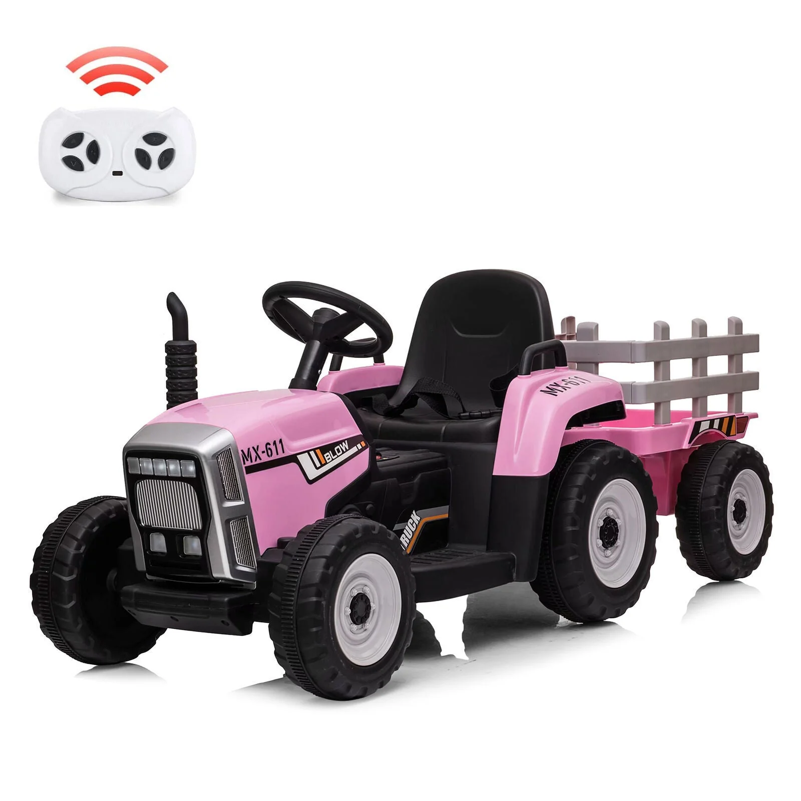 12V Electric Tractor with Trailer Ride-On Car for Kids - 25W/35W Control Included - Image 19
